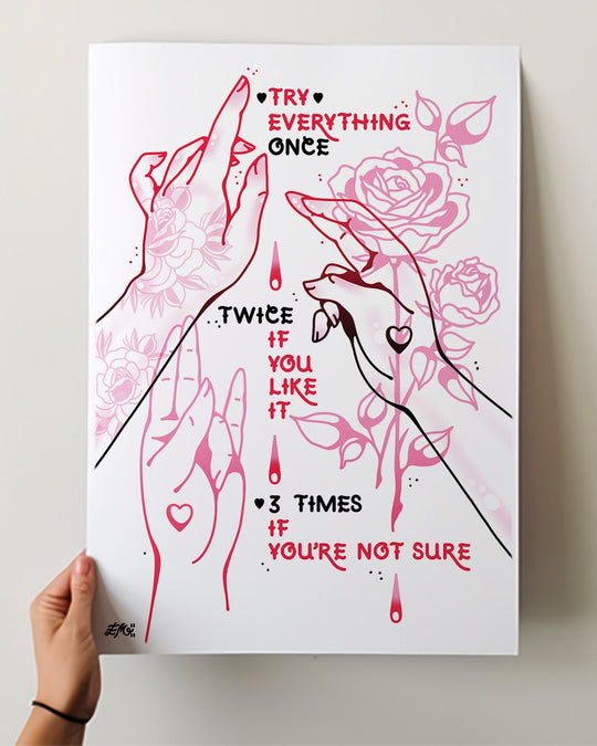 Try Everything Print - Ella Mobbs