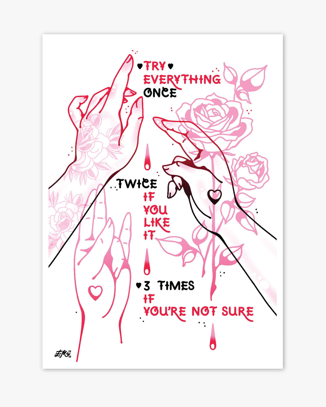 Try Everything Print - Ella Mobbs