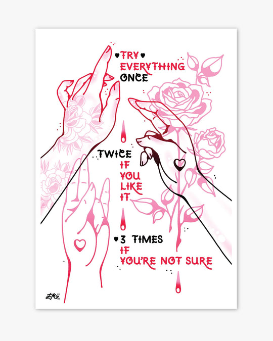 Try Everything Print - Ella Mobbs