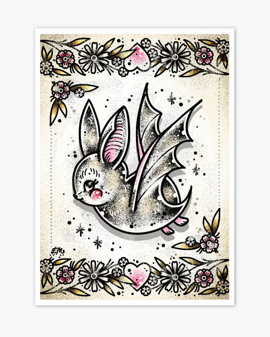 Tubby Bat Print