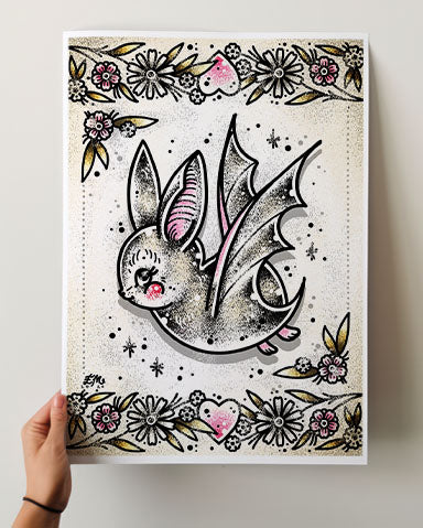Tubby Bat Print