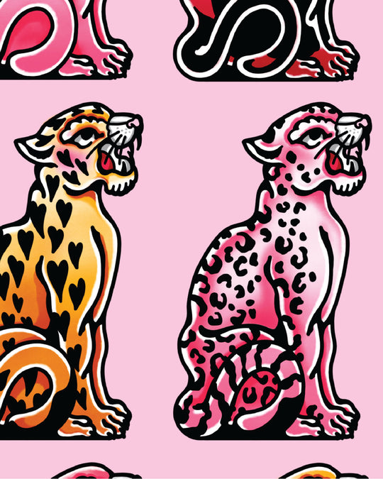 Vintage Tigers Print