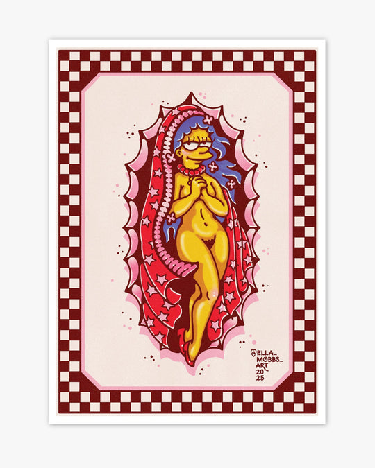 Virgin Marge Print - Ella Mobbs