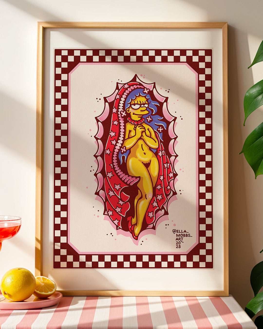 Virgin Marge Print - Ella Mobbs