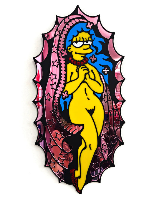 Marge - Wall Hanging - Large (Black Lines)