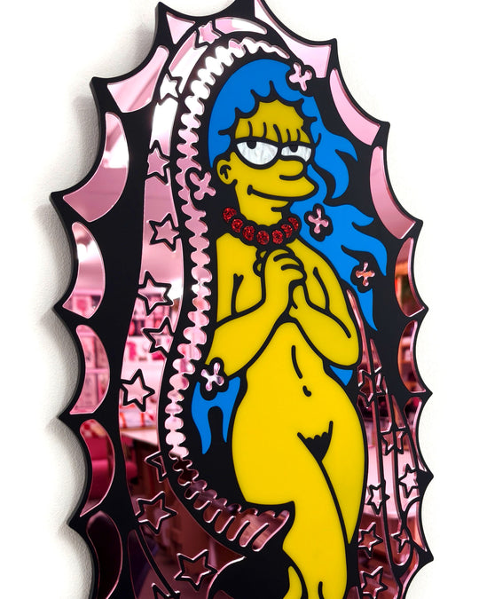 Marge - Wall Hanging - Large (Black Lines)