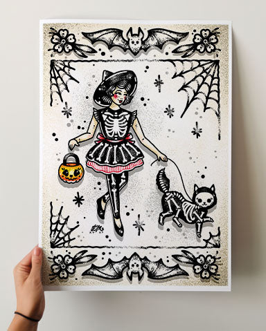 Walking Jellybean Print