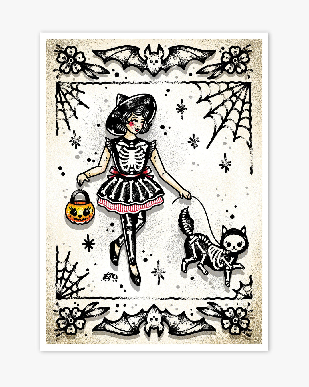 Walking Jellybean Print - Ella Mobbs