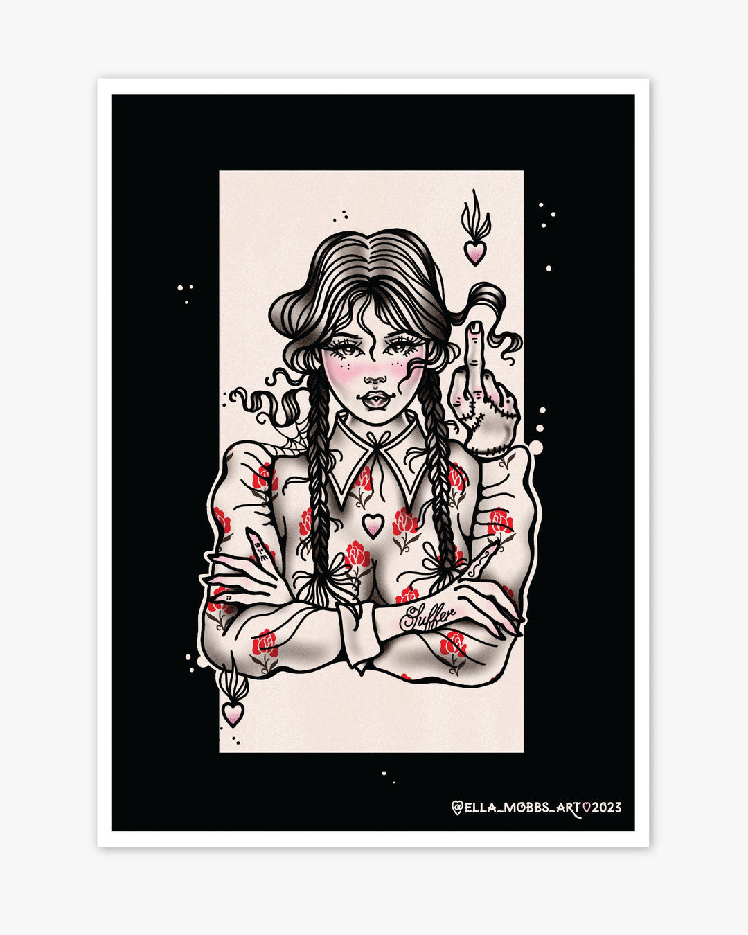 Wednesday Print - Ella Mobbs