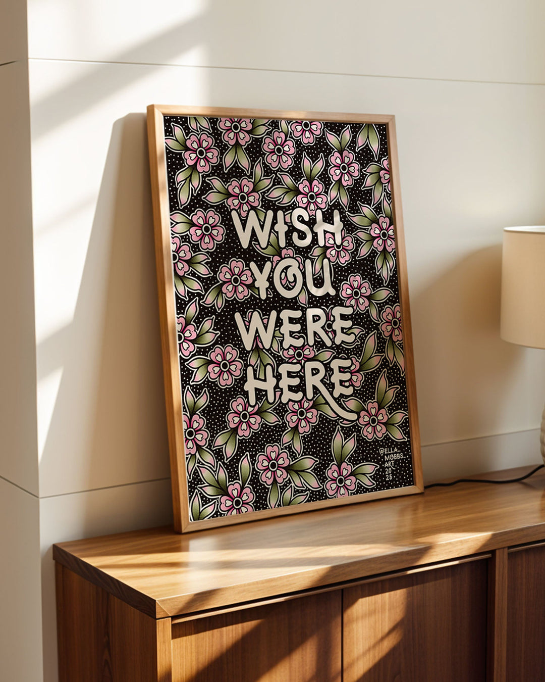 Wish You Were Here Print - Ella Mobbs
