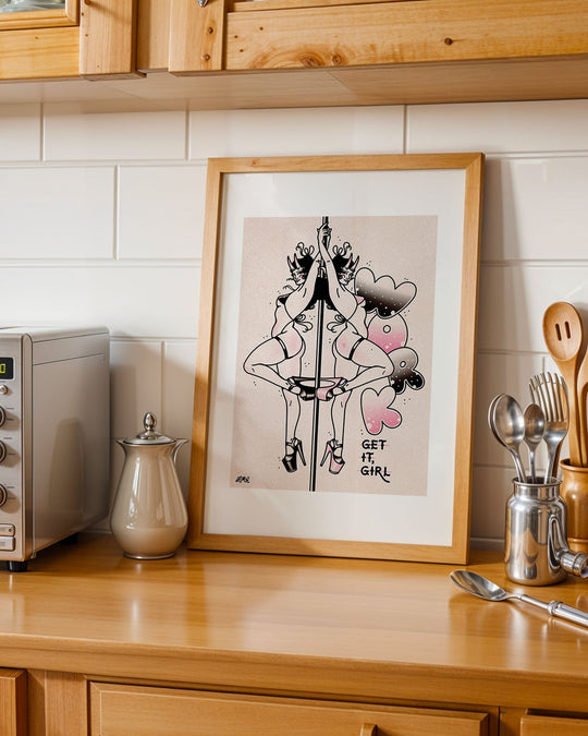 Work Stripper Print - Ella Mobbs