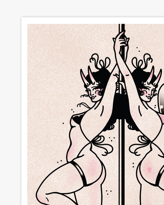 Work Stripper Print - Ella Mobbs