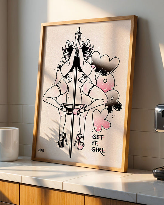 Work Stripper Print - Ella Mobbs