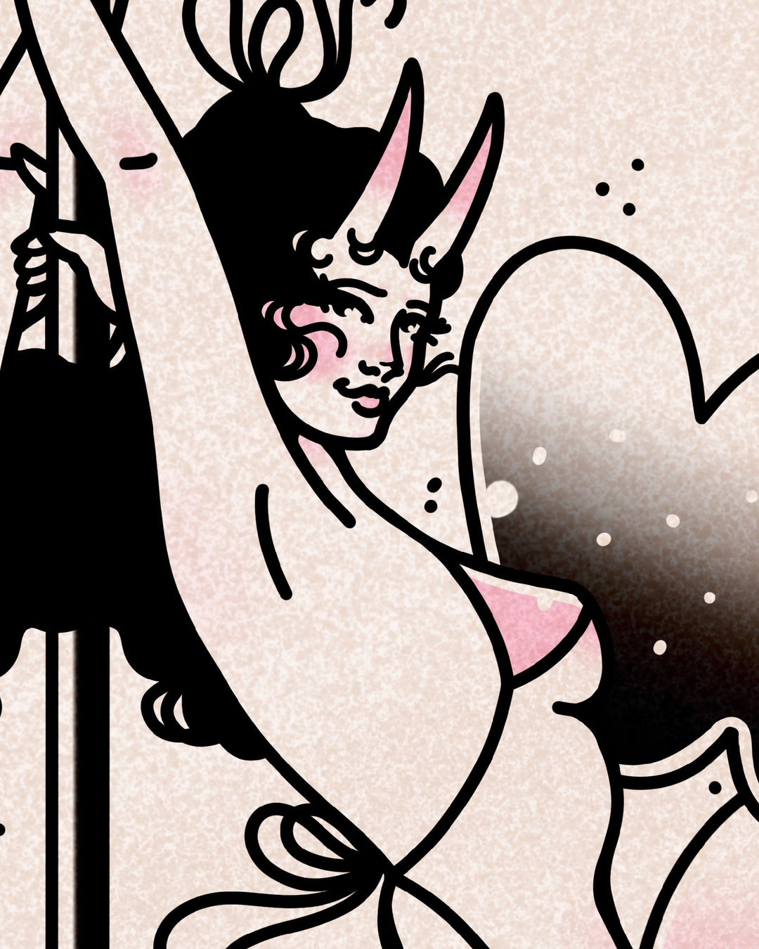 Work Stripper Print - Ella Mobbs