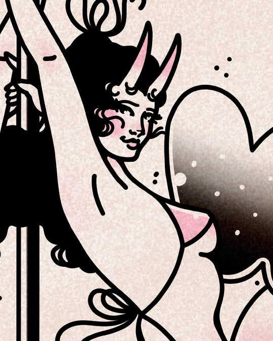 Work Stripper Print - Ella Mobbs