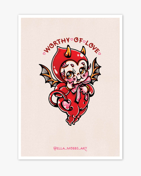 Worthy of Love Print - Ella Mobbs