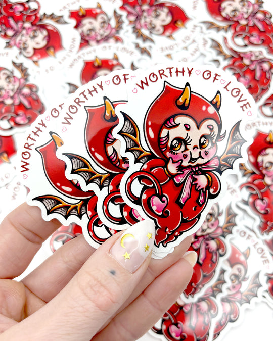 Worthy of Love Sticker
