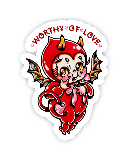 Worthy of Love Sticker