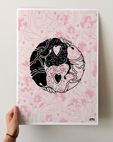 Yin and Wang Print