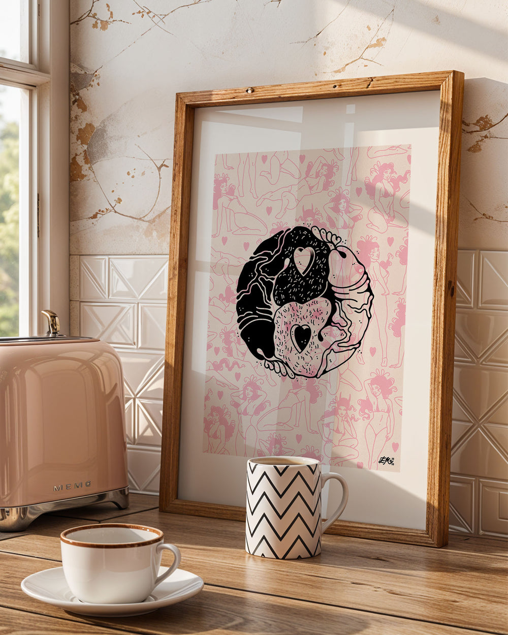 Yin and Wang Print