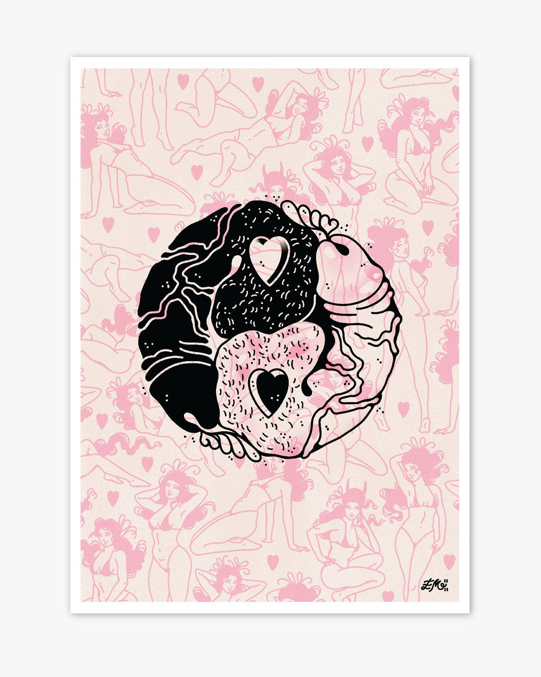 Yin and Wang Print - Ella Mobbs