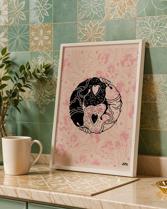 Yin and Wang Print - Ella Mobbs