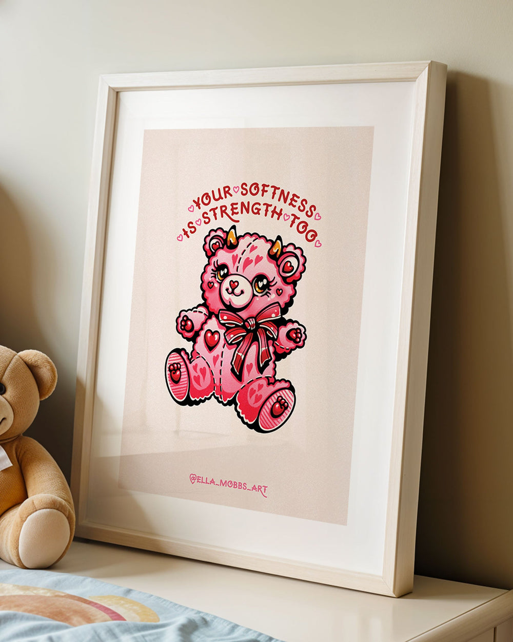 Your Softness Bear Print - Ella Mobbs
