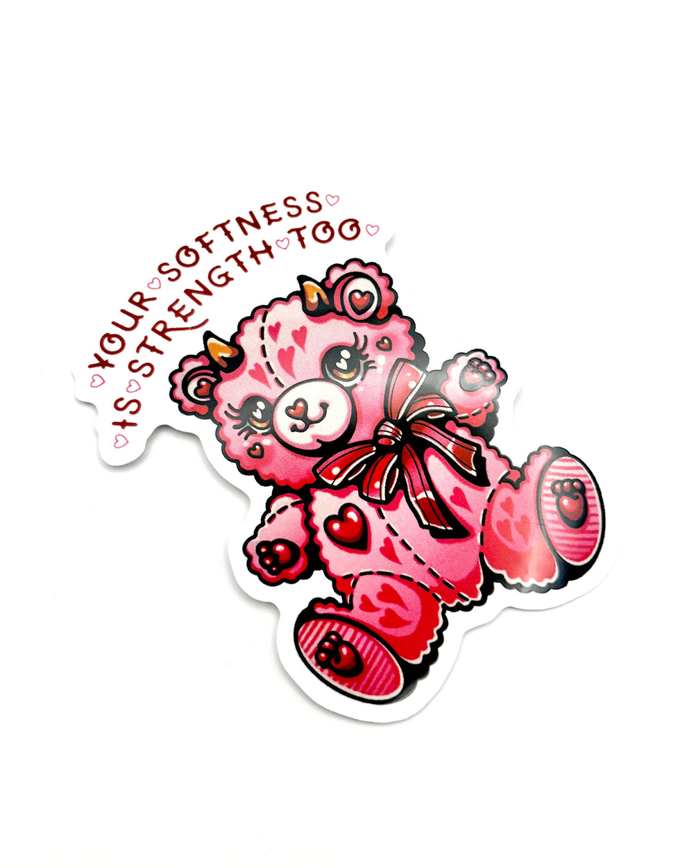 Your Softness Bear Sticker
