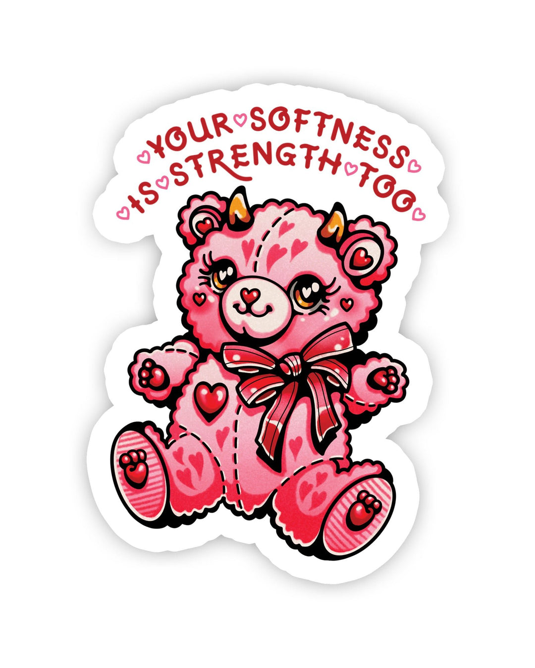 Your Softness Bear Sticker - Ella Mobbs