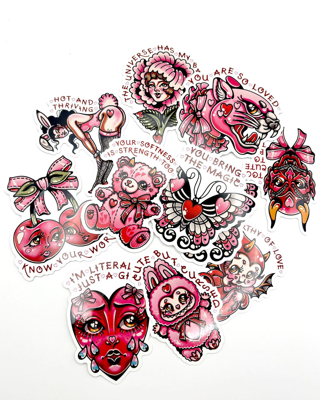 Your Softness Bear Sticker - Ella Mobbs