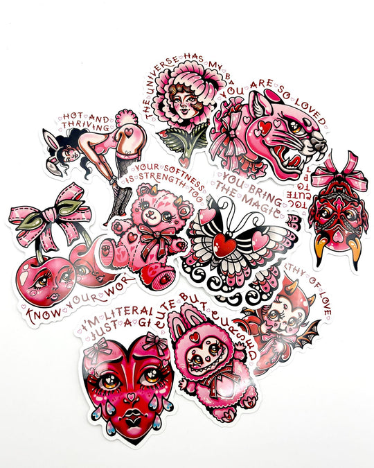 Your Softness Bear Sticker - Ella Mobbs